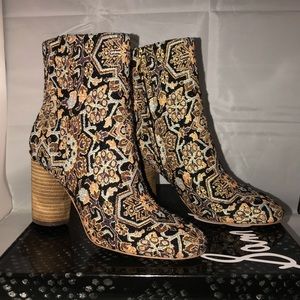 Sam Edelman Tapestry Ankle Boots